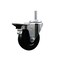 Service Caster 4 Inch Soft Rubber Wheel Swivel 58 Inch Threaded Stem Caster with Brake SCC SCC-TS20S414-SRS-PLB-58212 - alternate 1